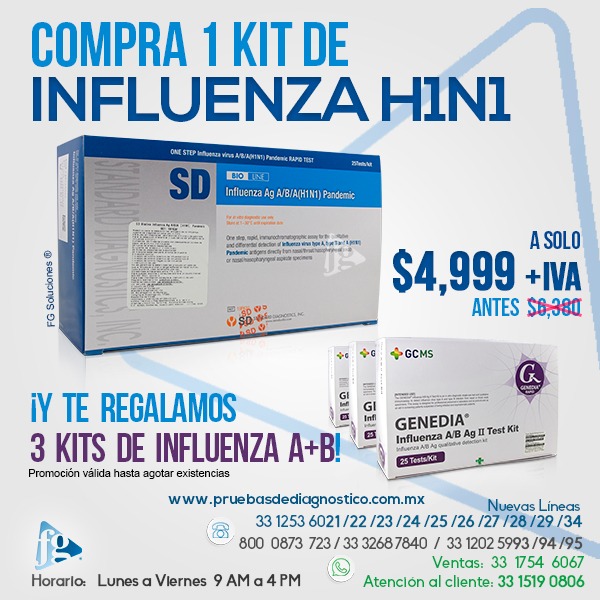 kit de  INFLUENZA H1N1