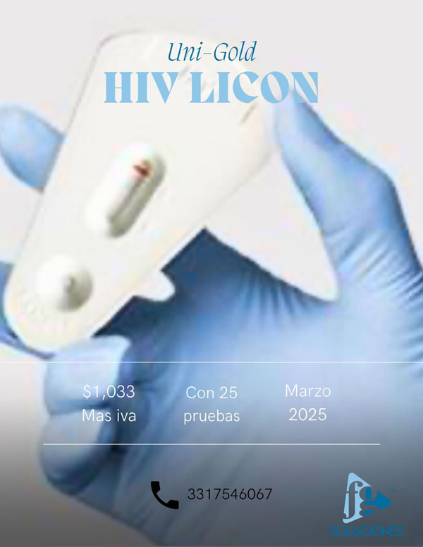 Pruebas Rápidas HIV Licon