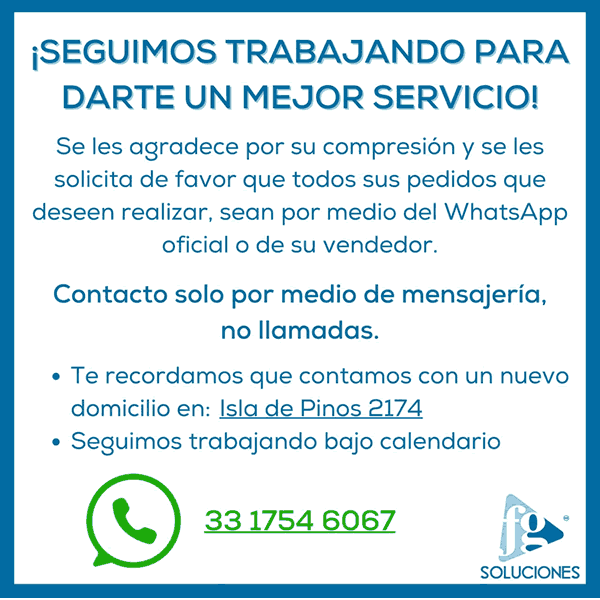 Seguimos Trabajando para Darte un Mejor Servicio